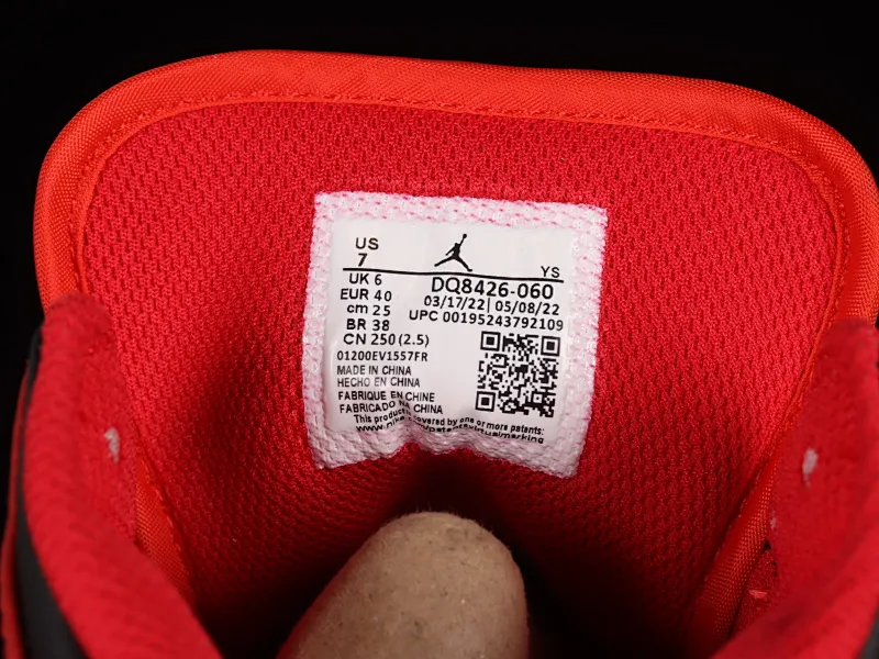 All categories Air Jordan Jordan series basketball shoes Air Jordan 1 Mid Air Jordan 1 Mid AJ1 Joe 1 black and red China basketball shoes DQ8426-060
